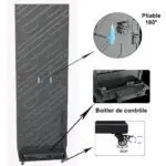 Totem LED pliable sur roulettes 3 Totem vidéo LED pliable sur roulettes